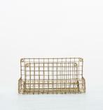 Wire Rekjes/Bakjes - Goud - 2stk, Huis en Inrichting, Ophalen of Verzenden, Nieuw