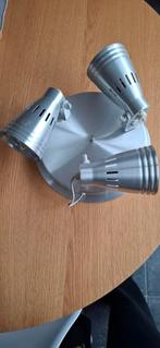 Ikea hanglamp 3 spotjes inox, Huis en Inrichting, Ophalen, Zo goed als nieuw