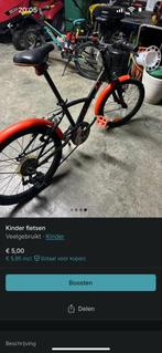 Kinder fiets, Fietsen en Brommers, Ophalen, Gebruikt, 16 tot 20 inch, B-Twin