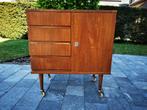 armoire en teak 74 x 42 x 80 cm sur roulettes, Ophalen