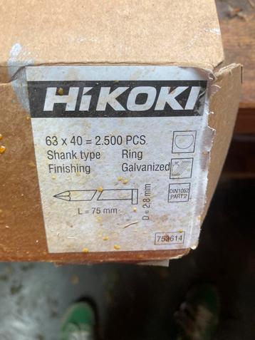 Schietnagels hikoki beschikbaar voor biedingen