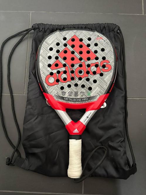 Padel racket - Adidas Metalbone HRD 2022, Sport en Fitness, Padel, Gebruikt, Padelracket, Ophalen