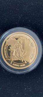 gouden Belgische proofmunt 2001, Losse munt, Goud, Goud, Ophalen of Verzenden
