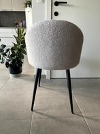 8 stoelen lichtgrijs teddy, Gris, Enlèvement ou Envoi, Comme neuf, Cinq, Six Chaises ou plus