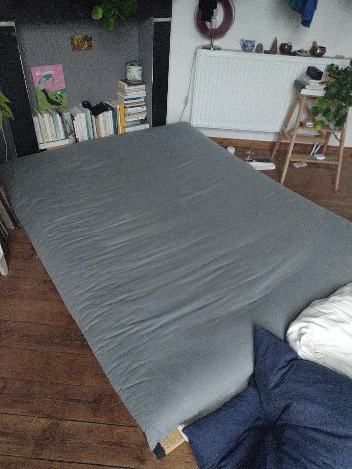 Futon japonais (160x200 cm) 100 % coton, Huis en Inrichting, Slaapkamer | Matrassen en Bedbodems, Gebruikt, Matras, 160 cm, 200 cm