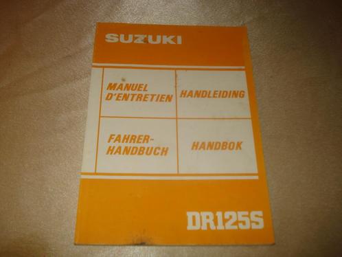 SUZUKI DR125S Ancien Manuel d'Entretien, Motoren, Handleidingen en Instructieboekjes, Suzuki, Ophalen of Verzenden