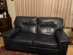 Lederen salon, Huis en Inrichting, Zetels | Zetels, Ophalen, Zo goed als nieuw