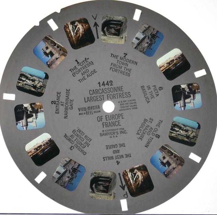 View-master Carcassonne, Antiek en Kunst, Antiek | Speelgoed, Ophalen of Verzenden