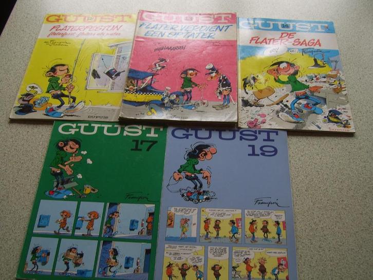 Stripverhalen van Gust Flater, Boeken, Stripverhalen, Gelezen, Meerdere stripboeken, Ophalen