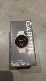 Garmin Vivoactive 5 Music - Ivory/Cream Gold, Handtassen en Accessoires, Sporthorloges, Wit, Garmin, Nieuw, Ophalen of Verzenden
