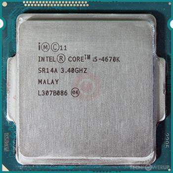 i5-4670k in goede staan, Computers en Software, Processors, Zo goed als nieuw, 4-core, 3 tot 4 Ghz, Ophalen of Verzenden