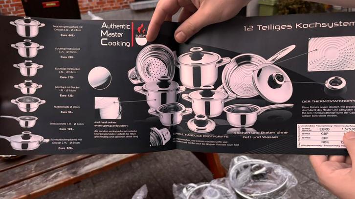 AMC kookpotten/pannenset, Huis en Inrichting, Keuken | Potten en Pannen, Nieuw, Pannenset, Ophalen of Verzenden