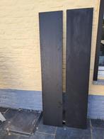 2 planches  pour étagère en bois noir (lot), Ophalen, Gebruikt
