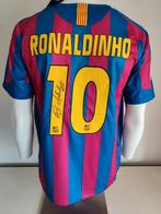 Ronaldinho gesigneerd Fc Barcelona shirt met coa, Ophalen of Verzenden, Nieuw, Shirt