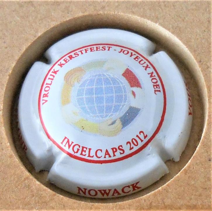 capsule de champagne - Nowack - Ingelcaps 2012 - joyeux Noel, Verzamelen, Overige Verzamelen, Zo goed als nieuw, Ophalen of Verzenden