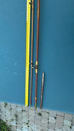 vintage glasvezel vishengel KAMPIOEN De Luxe – 2-delig, Watersport en Boten, Hengelsport | Algemeen, Ophalen of Verzenden, Gebruikt