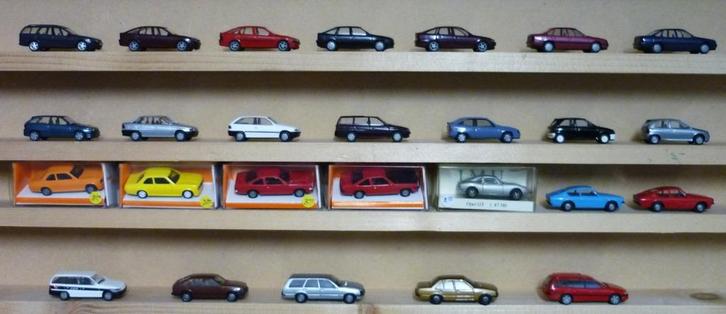 Miniatuurauto's OPEL  1/87  HO  vaste prijs, Hobby en Vrije tijd, Modeltreinen | H0, Zo goed als nieuw, Overige typen, Overige merken