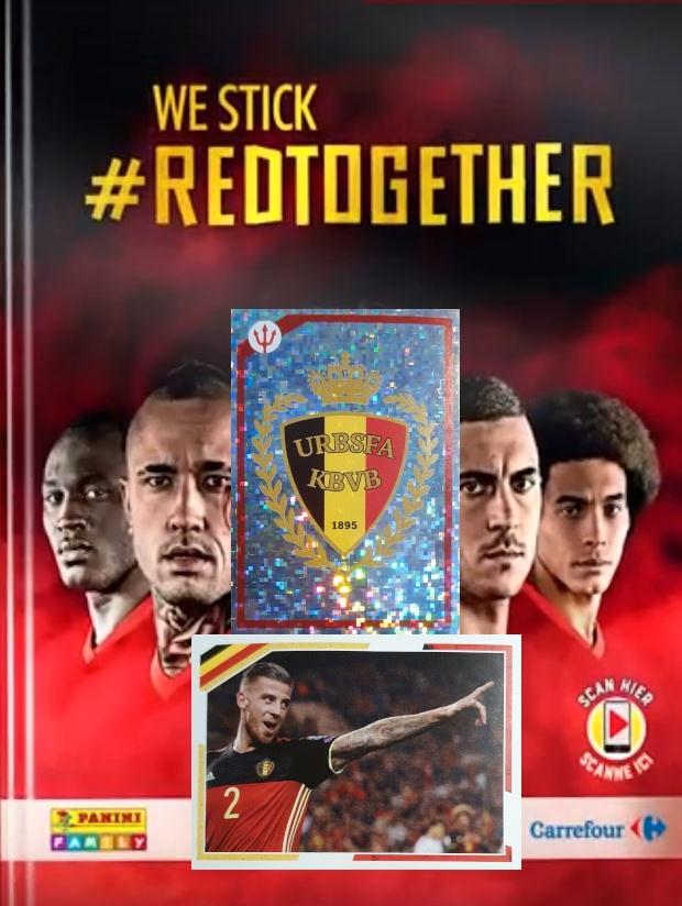 Belgian Red Devils - We stick redtogether 2018 - 569 sticker, Verzamelen, Stickers, Nieuw, Sport