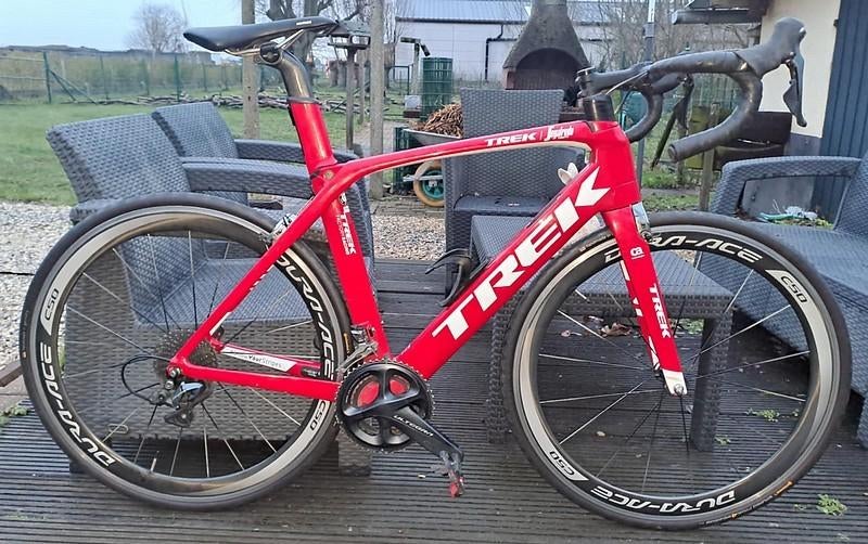 Topracer TREK MADONE SL6 Segafredo, maat 56., Fietsen en Brommers, Fietsen | Racefietsen, Meer dan 20 versnellingen, Carbon, 53 tot 57 cm