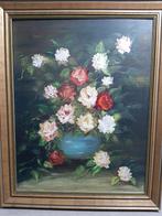 Schilderij met bloemen, Antiek en Kunst, Ophalen