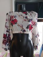 T M witte rode top met bloemen, Kleding | Dames, Topjes, Ophalen of Verzenden, Gedragen, Rood