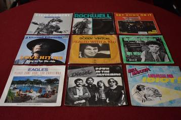 45t oldies meestal uit de jaren 60/70 beschikbaar voor biedingen