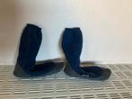 Blauwe met grijze huissokken/pantoffel, Falke, maat 35-36, Falke, Jongen of Meisje, Ophalen of Verzenden, Zo goed als nieuw