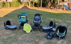 Lot 2 buggys met 2 draagmanden en maxicosi met onderstel, Ophalen