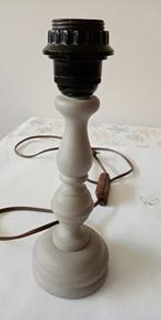 lampe balustre coloris gris souris hauteur 25,5 cm, Comme neuf, Enlèvement ou Envoi, Tafellamp nachtlamp