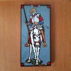 Keramische wandtegel Don Quichot, gemaakt door St. Germier, Ophalen of Verzenden