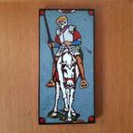 Keramische wandtegel Don Quichot, gemaakt door St. Germier, Antiek en Kunst, Ophalen of Verzenden