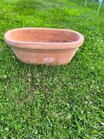 Bloembakken in terra cotta, Ophalen, Tuin