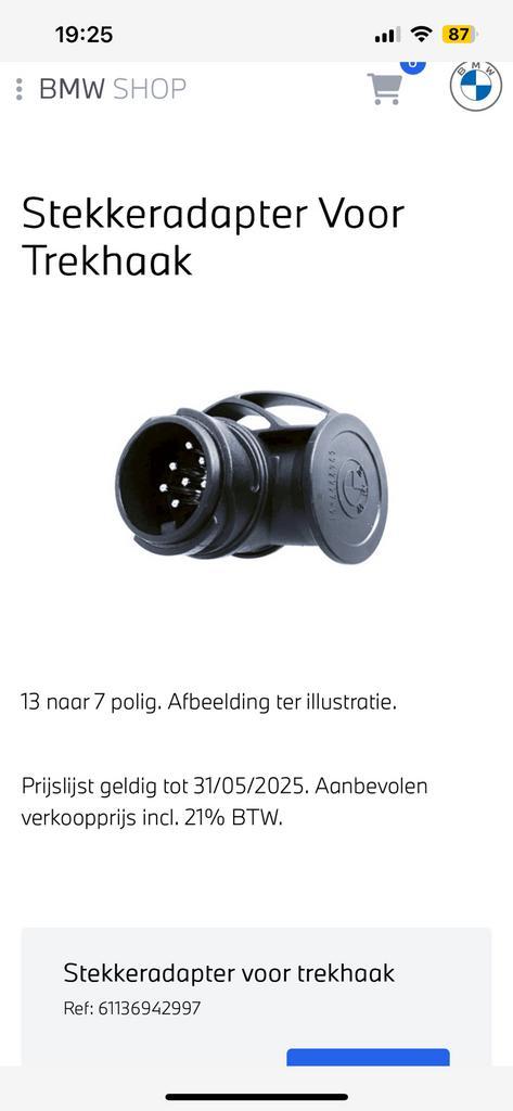 7-13 Pin Trekhaak Adapter BMW MINI Rolls-Royce, Auto diversen, Auto-accessoires, Nieuw, Ophalen of Verzenden