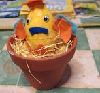 potje met paasnestje met kuiken als decoratie, Ophalen of Verzenden