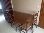 eiken eetkamer, Huis en Inrichting, Ophalen, Gebruikt, Landelijk, 6 tot 8 stoelen