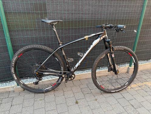 Merida Big Nine - Carbon MTB 19”, Fietsen en Brommers, Fietsen | Mountainbikes en ATB, Zo goed als nieuw, Heren, Merida, Hardtail