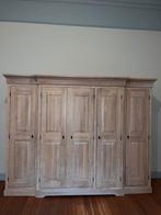 Kleerkast, Ophalen, Zo goed als nieuw, White wash moderne kleerkast, Met hangruimte
