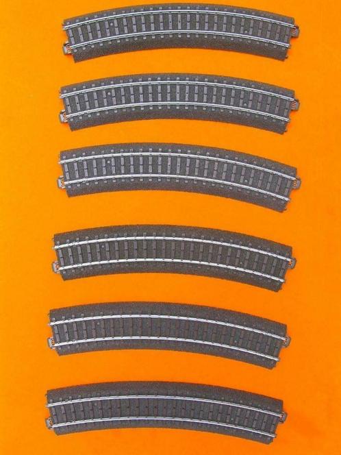 Märklin track C - Set van 6 x 24130 rails - 1/2 cirkel, Hobby en Vrije tijd, Modeltreinen | H0, Nieuw, Rails, Wisselstroom, Märklin