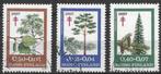 Finland 1967 - Yvert 593-595 - Tegen de Tuberculose (ST), Timbres & Monnaies, Timbres | Europe | Scandinavie, Affranchi, Finlande