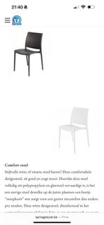 Zwarte of Witte comfort stoelen te huur, Ophalen of Verzenden, Zo goed als nieuw