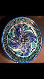 Handgeschilderd bord van 40 cm, Antiek en Kunst, Ophalen