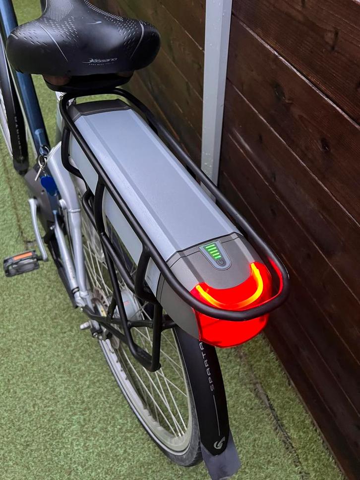 Electrische fiets Sparta M8i, Fietsen en Brommers, Elektrische fietsen, Zo goed als nieuw, Sparta, 47 tot 51 cm, 50 km per accu of meer