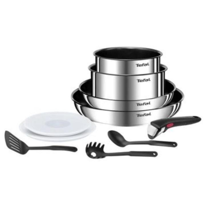 TEFAL INGENIO 10st pannen potten Emotion extra handvat NIEUW, Maison & Meubles, Cuisine | Casseroles & Poêles, Neuf, Ensemble de casseroles