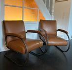 Set van twee retro / vintage zetels, 1950s Tubax stijl., Huis en Inrichting, Ophalen, Gebruikt, Retro / vintage / 1920 / Tubax