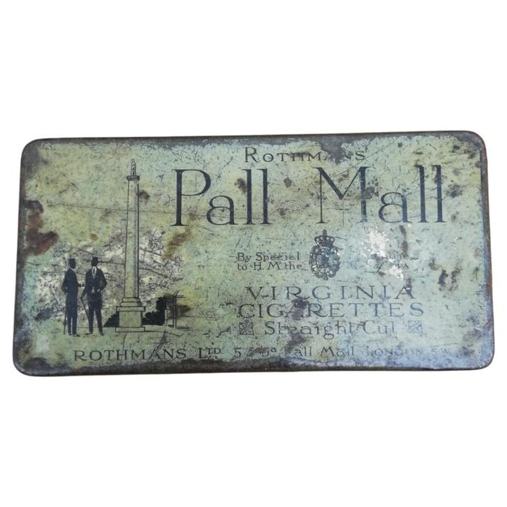 Tabaksdoos 'Pall Mall', Verzamelen, Rookartikelen, Aanstekers en Luciferdoosjes, Gebruikt, Tabaksdoos of Verpakking, Ophalen of Verzenden