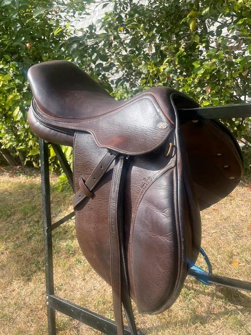 mooi bruin springzadel 16,5 inch, Dieren en Toebehoren, Paarden en Pony's | Zadels, Ophalen of Verzenden