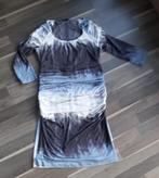 Expresso, aansluitende jurk, L, Expresso, Blauw, Maat 42/44 (L), Knielengte