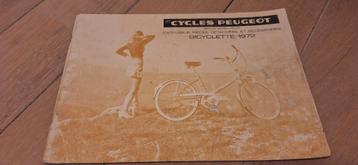 Cycles Peugeot catalogus 1972  beschikbaar voor biedingen