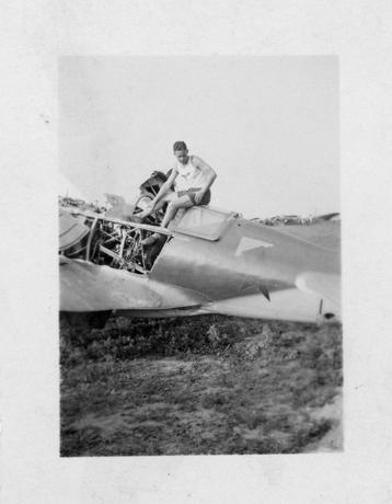 photo orig. - avion de chasse russe capturé - WW2