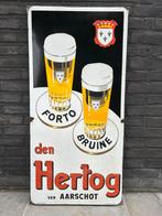 Den Hertog Aarschot Emaille reclame bord, Ophalen